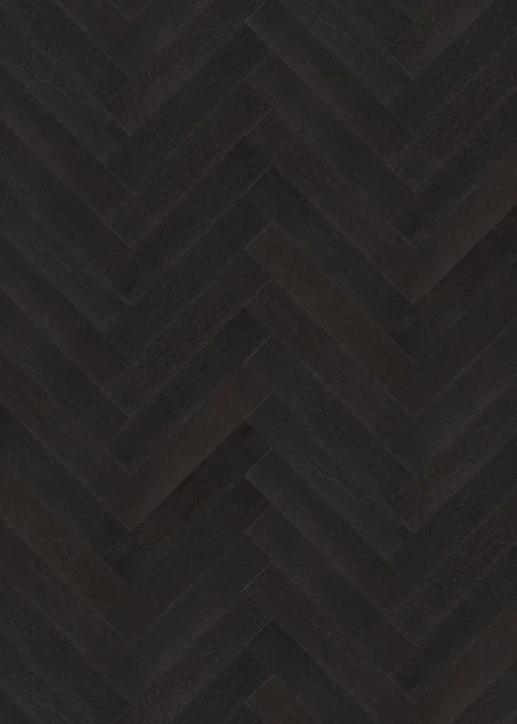 Charred Oak European Oak Herringbone flooring swatch