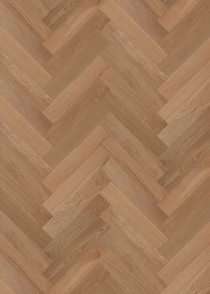 Fawn Oak European Oak Herringbone flooring swatch