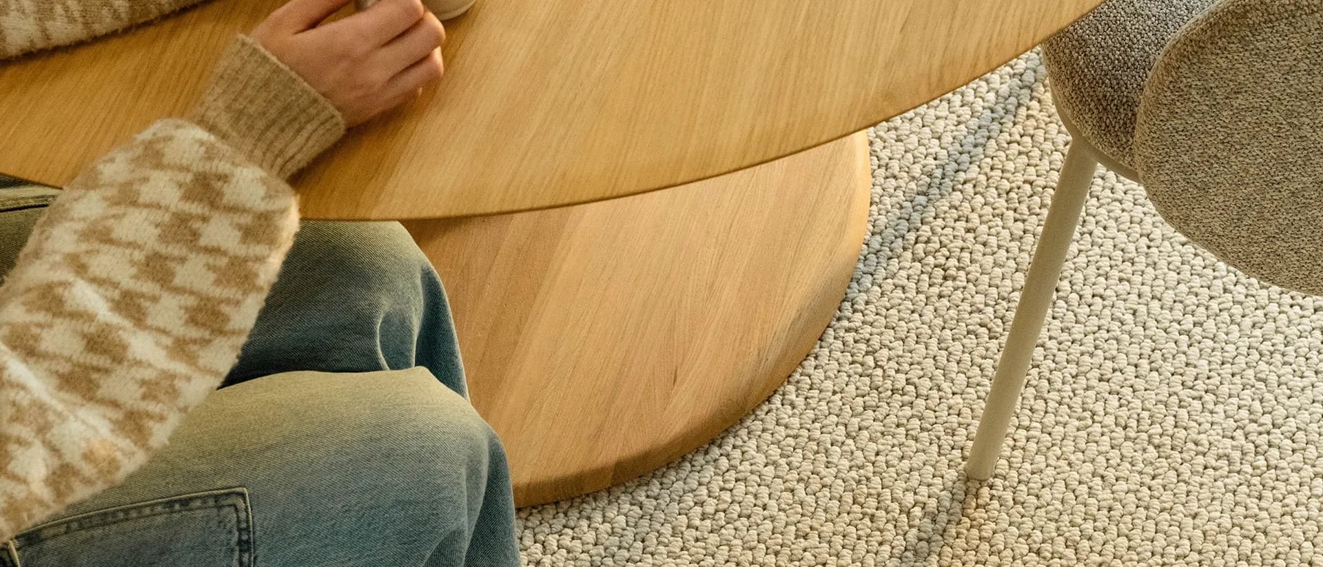Andes Peak — dining table and chairs on carpet