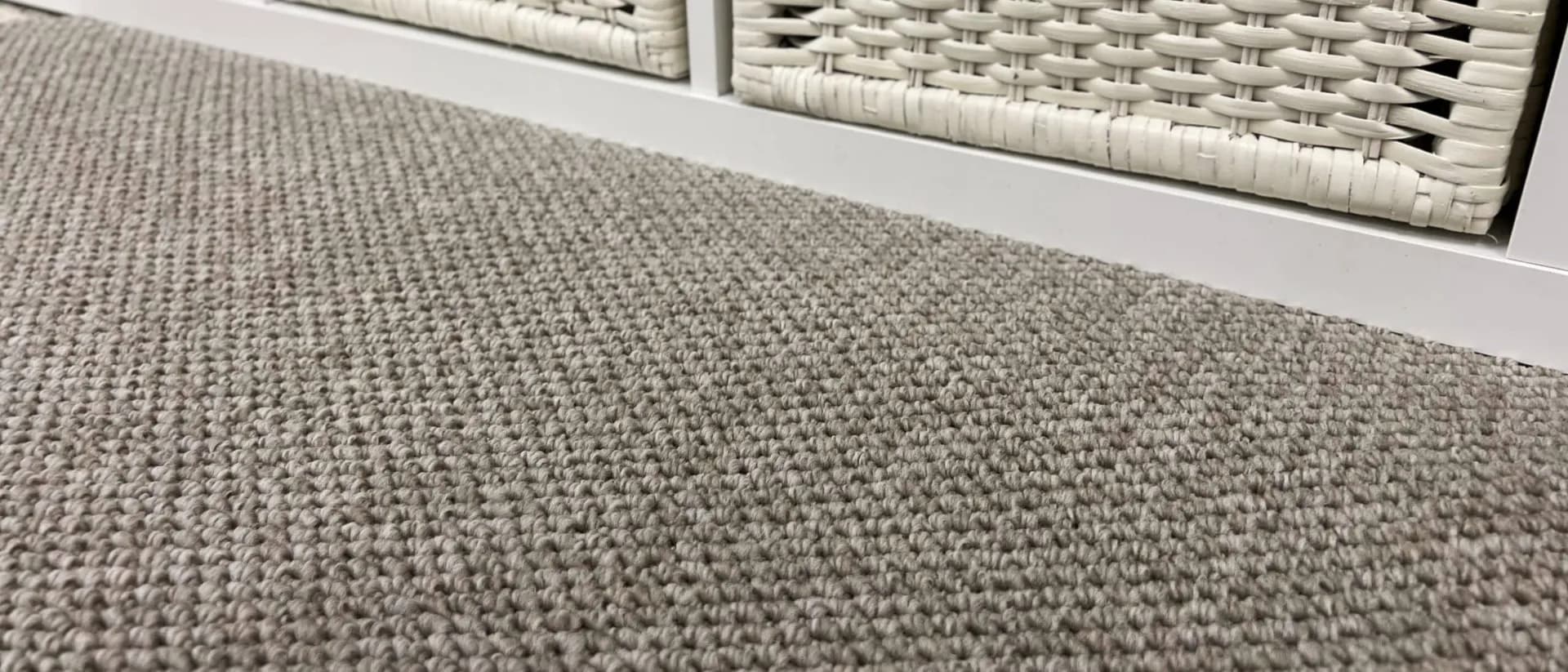 Summit Point — interior floor beside white storage unit with baskets