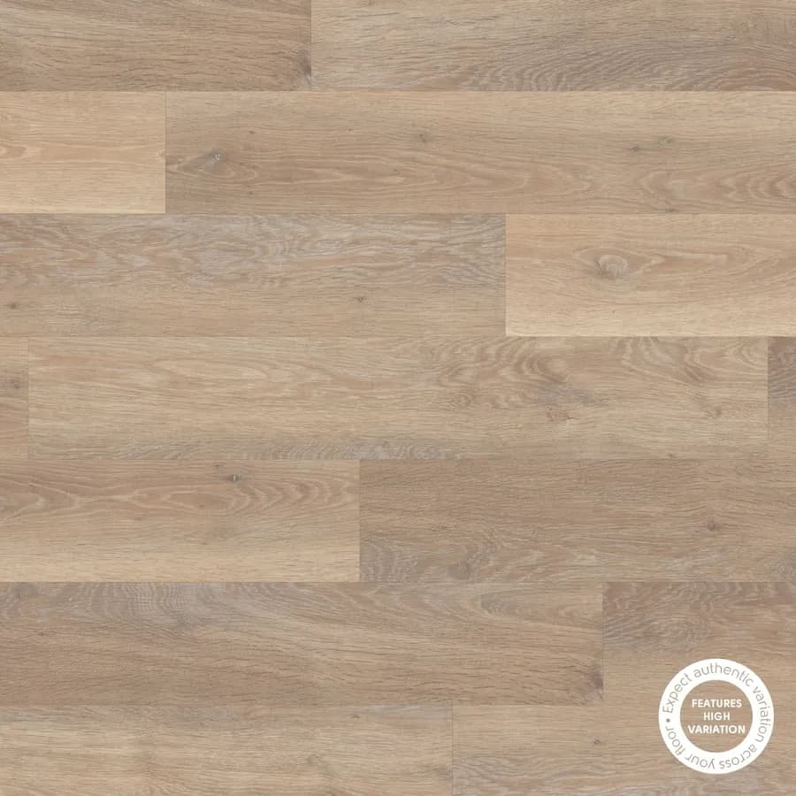 Rose Washed Oak Knight Tile Gluedown flooring swatch