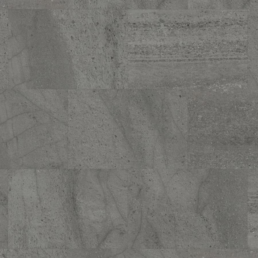 Honed Charcoal Slate Knight Tile Rigid Core flooring swatch