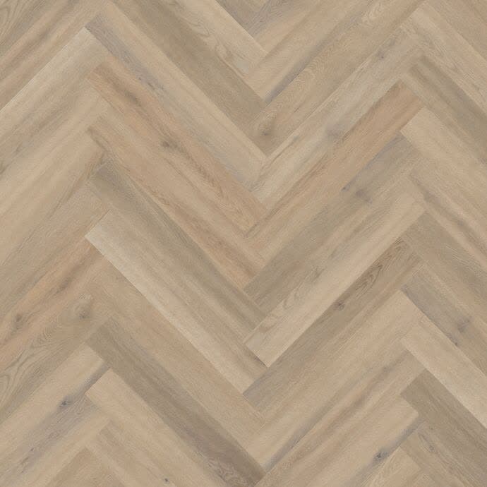 Camaro luxury vinyl — Naked Blond Oak Large Parquet swatch