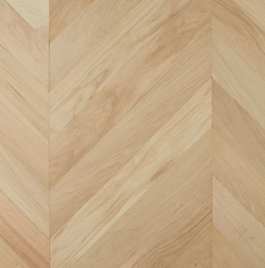 Chevron Raw De Marque Oak flooring swatch