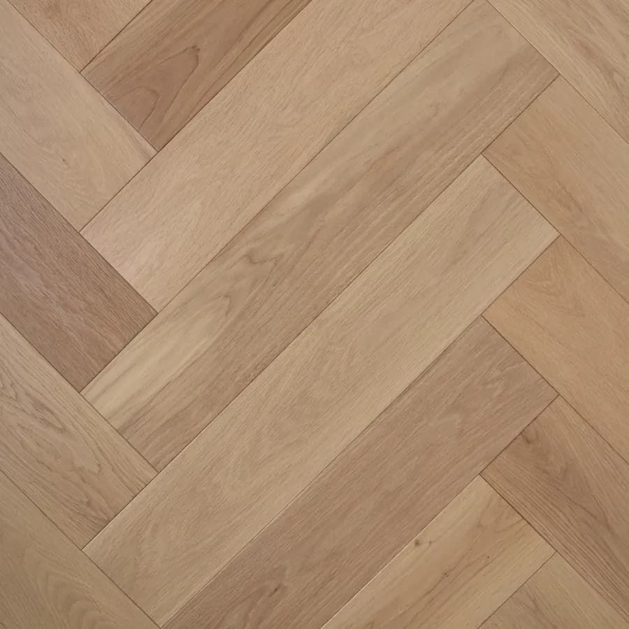 Herringbone Pure Natural De Marque Oak flooring swatch