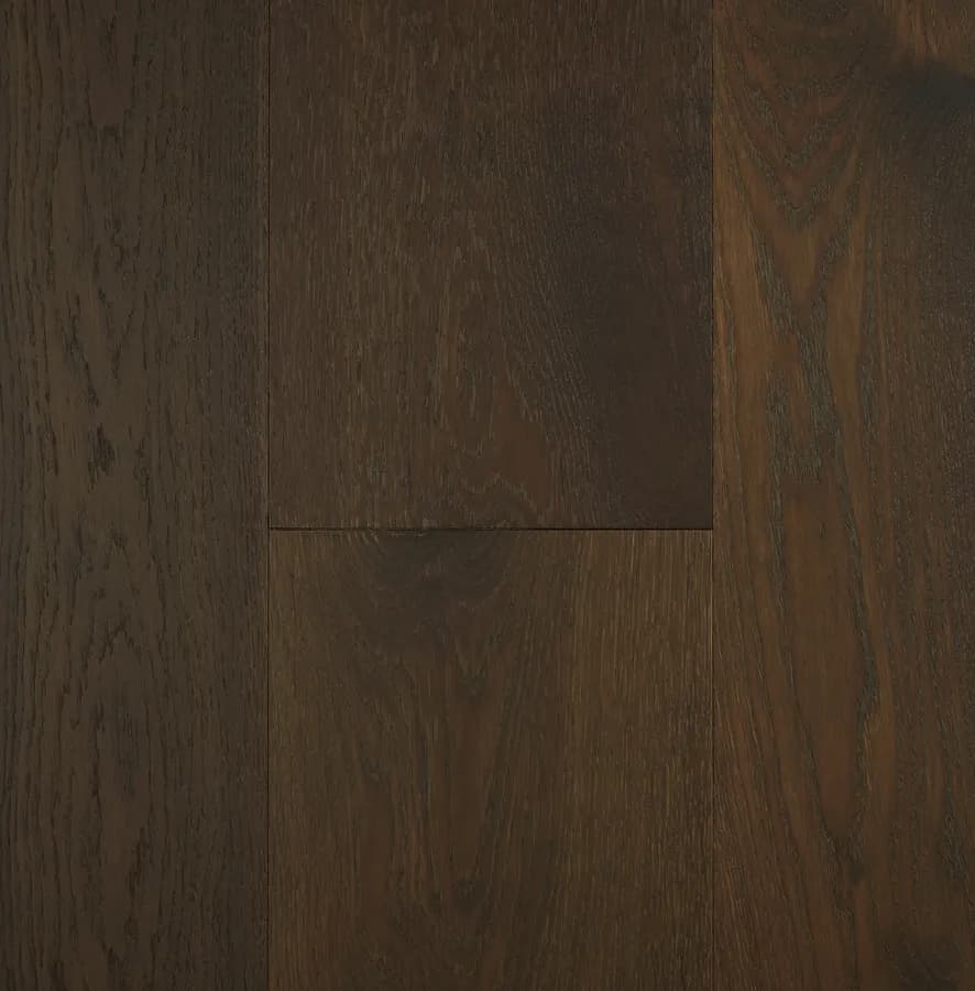 Wide Plank Copper Brown De Marque Oak flooring swatch