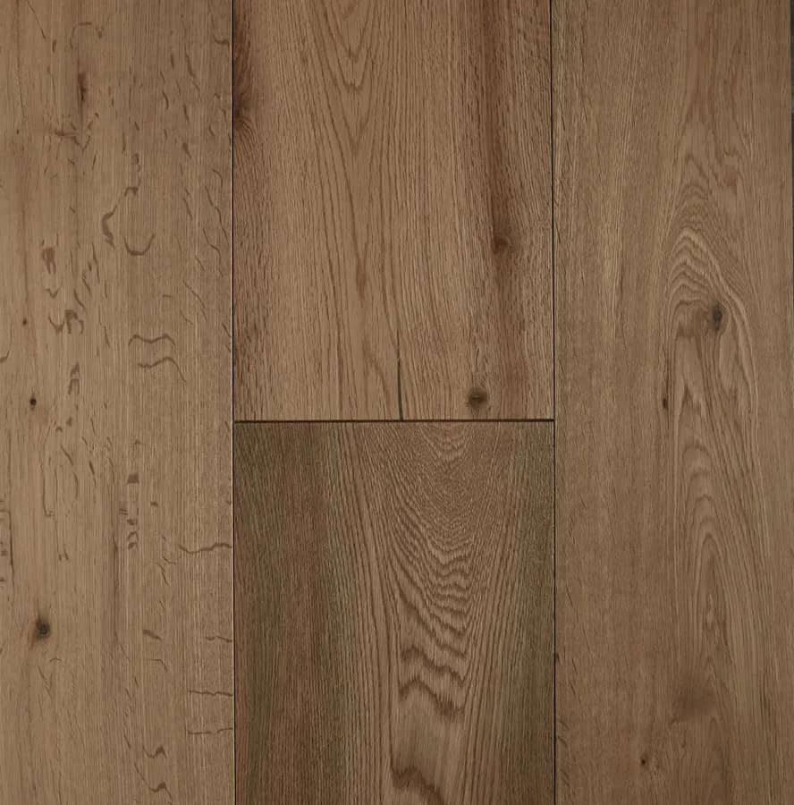 Wide Plank Latte De Marque Oak flooring swatch