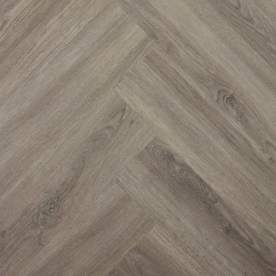 Grey Stone Easi-Plank Herringbone flooring swatch