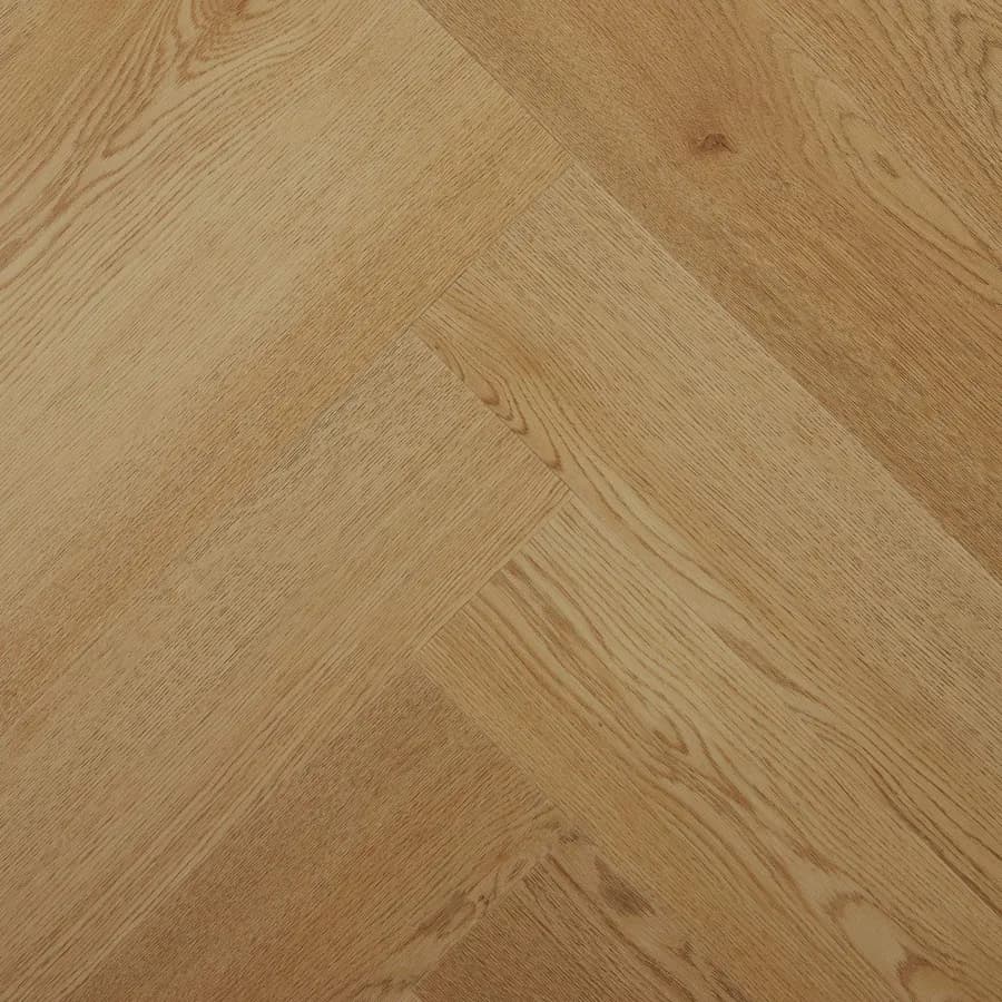 Oak Natural Easi-Plank Herringbone flooring swatch