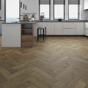 Parisien Grey Herringbone