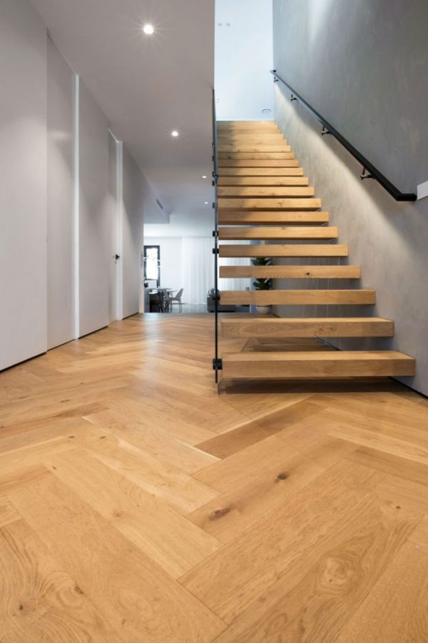 Natural Oak Herringbone
